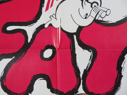 THE FAT SPY FOLDED US ONE SHEET POSTER JORDAN CHRISTOPHER JOHNNY TILLOTSON 1966 Rendezvous Cinema Movie posters