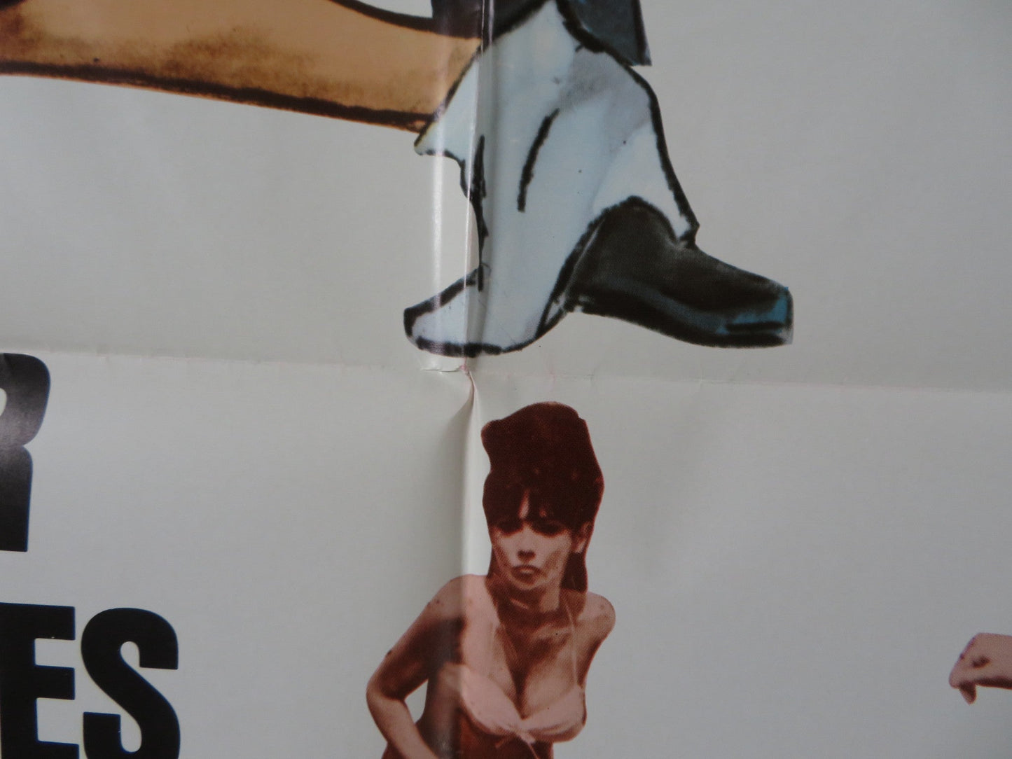 THE FAT SPY FOLDED US ONE SHEET POSTER JORDAN CHRISTOPHER JOHNNY TILLOTSON 1966 Rendezvous Cinema Movie posters