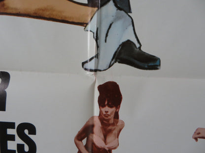 THE FAT SPY FOLDED US ONE SHEET POSTER JORDAN CHRISTOPHER JOHNNY TILLOTSON 1966 Rendezvous Cinema Movie posters