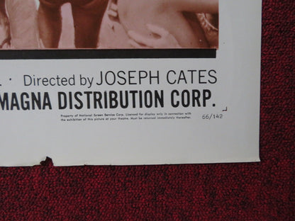 THE FAT SPY FOLDED US ONE SHEET POSTER JORDAN CHRISTOPHER JOHNNY TILLOTSON 1966 Rendezvous Cinema Movie posters