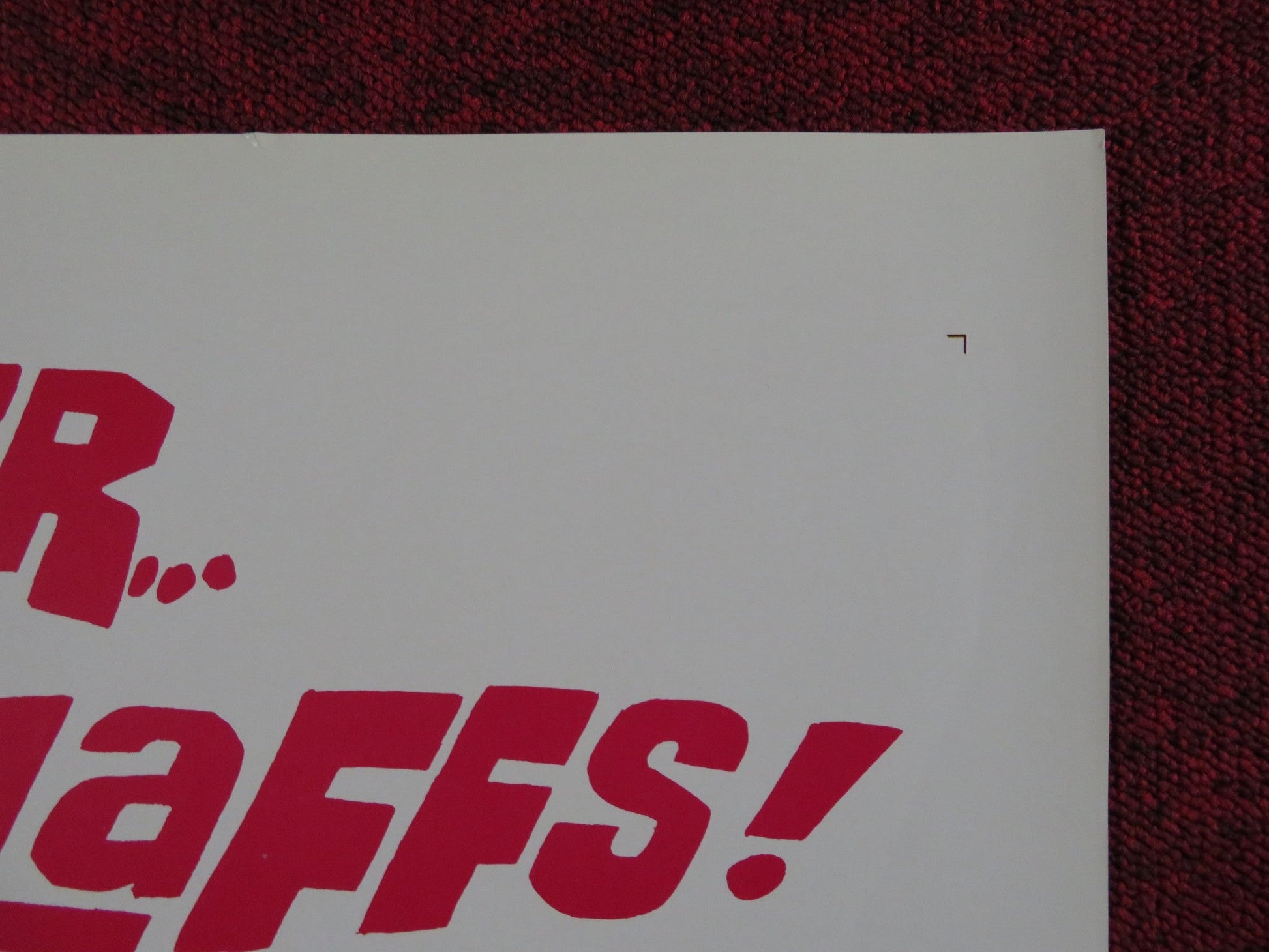 THE FAT SPY FOLDED US ONE SHEET POSTER JORDAN CHRISTOPHER JOHNNY TILLOTSON 1966 Rendezvous Cinema Movie posters