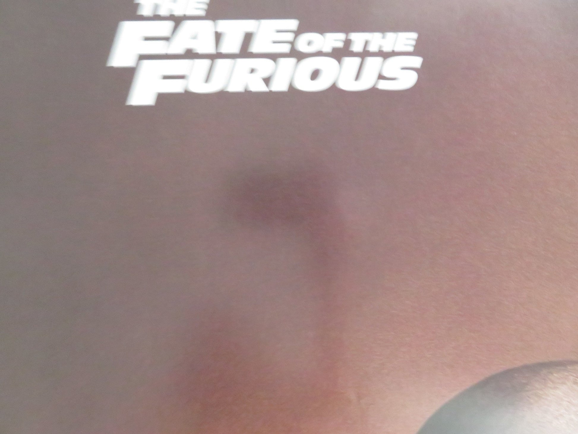 THE FATE OF THE FURIOUS F8 US ONE SHEET ROLLED POSTER VIN DIESEL J. STATHAM 2017 Rendezvous Cinema Movie posters