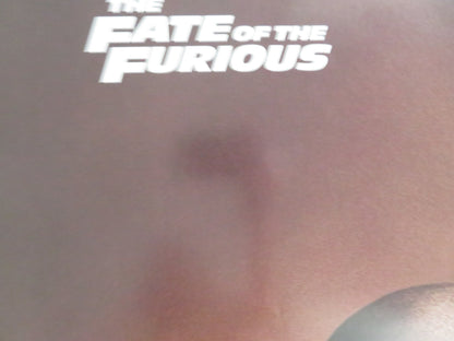 THE FATE OF THE FURIOUS F8 US ONE SHEET ROLLED POSTER VIN DIESEL J. STATHAM 2017 Rendezvous Cinema Movie posters