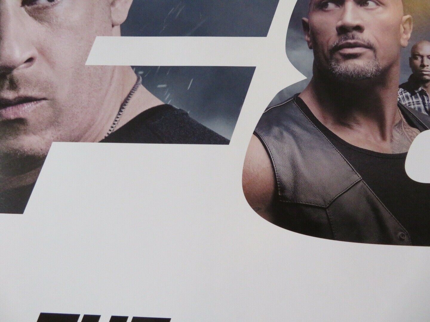 THE FATE OF THE FURIOUS US ONE SHEET ROLLED POSTER VIN DIESEL 2017 Movie posters