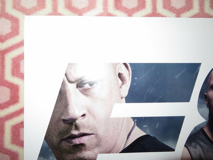 THE FATE OF THE FURIOUS US ONE SHEET ROLLED POSTER VIN DIESEL 2017 Movie posters