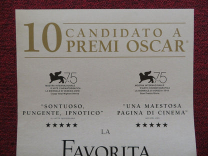 THE FAVOURITE ITALIAN LOCANDINA (27"x13") POSTER OLIVIA COLMAN EMMA STONE 2018 - Rendezvous Cinema