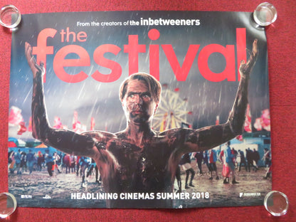 THE FESTIVAL UK QUAD (30"x 40") ROLLED POSTER JOE THOMAS HANNAH TOINTON 2018 Rendezvous Cinema Movie posters