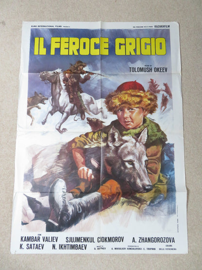 THE FIERCE ONE ITALIAN 2 FOGLIO POSTER KAMBAR VALIEV SJUJMENKUL CHOKMOROV 1974 Rendezvous Cinema Movie posters