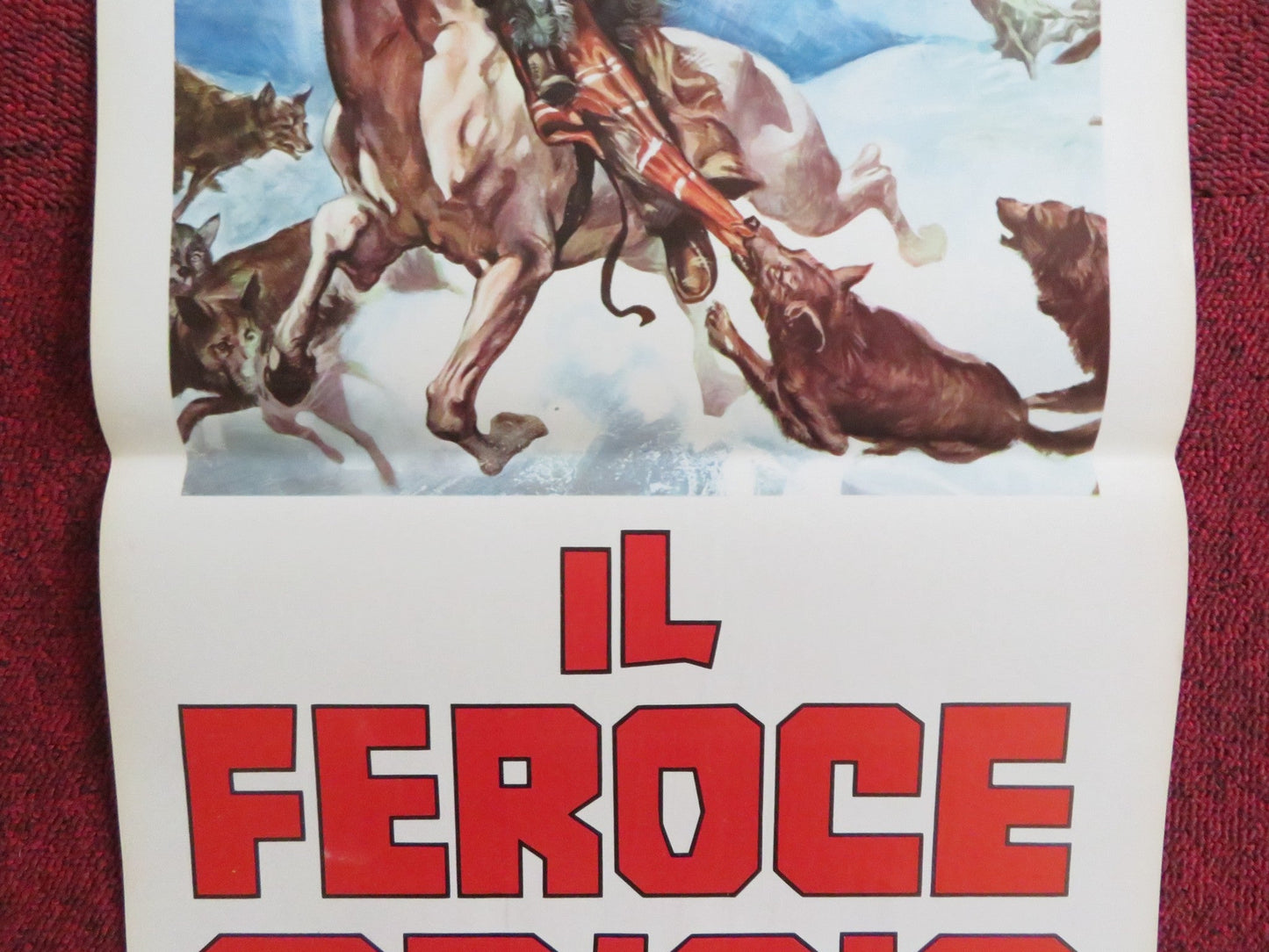 THE FIERCE ONE ITALIAN LOCANDINA POSTER KAMBAR VALIEV SUYMENKUL CHOKMOROV 1975 Rendezvous Cinema Movie posters