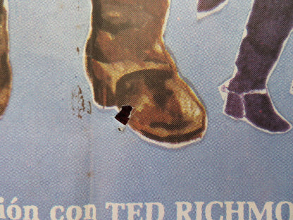 THE FIFTH MUSKETEER FOLDED SPANISH POSTER SYLVIA KRISTEL URSULA ANDRESS 1979 Rendezvous Cinema Movie posters