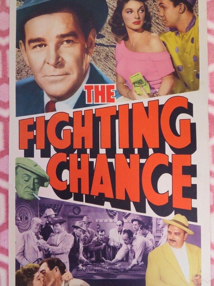 THE FIGHTING CHANCE US INSERT (14"x 36") POSTER ROD CAMERON JULIE LONDON 1955 Movie posters