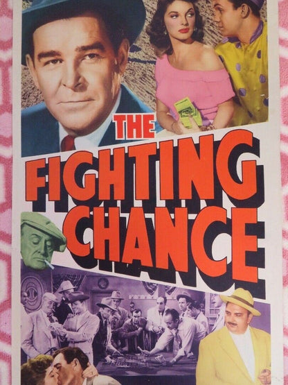 THE FIGHTING CHANCE US INSERT (14"x 36") POSTER ROD CAMERON JULIE LONDON 1955 Movie posters