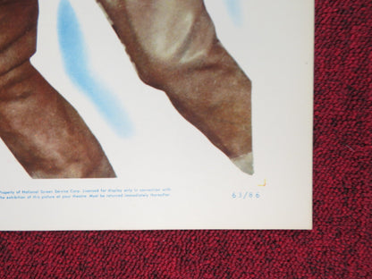 THE FIGHTING MUSKETEERS US HALF SHEET (22"x 28") POSTER GERARD BARRAY 1963 Rendezvous Cinema Movie posters