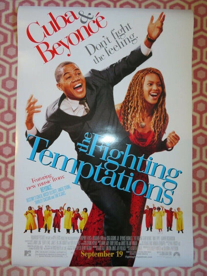THE FIGHTING TEMPTATION US ROLLED POSTER BEYONCE CUBA GOODING JR. MTV 2003 Movie posters