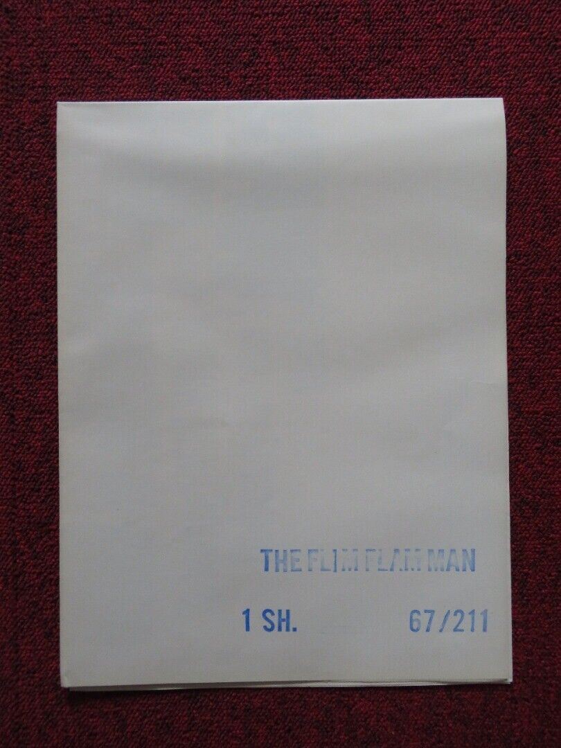THE FILM FLAM MAN FOLDED US ONE SHEET POSTER GEORGE C.SCOTT SUE LYON 1967 Movie posters