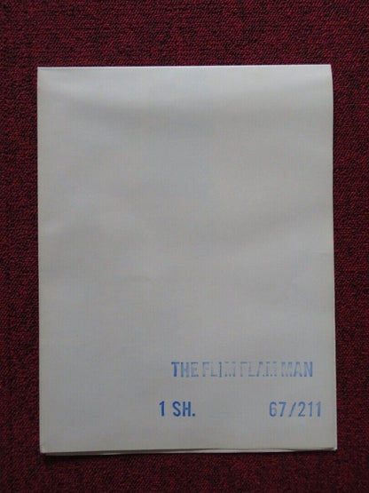 THE FILM FLAM MAN FOLDED US ONE SHEET POSTER GEORGE C.SCOTT SUE LYON 1967 Movie posters
