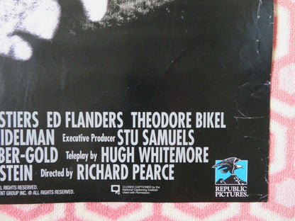 THE FINAL DAYS FOLDED US ONE SHEET POSTER LANE SMITH DAVID OGEN STIERS 1989 Movie posters