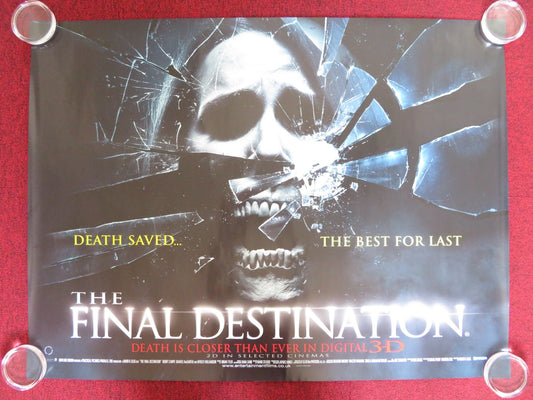 THE FINAL DESTINATION UK QUAD ROLLED POSTER BOBBY CAMPO SHANTEL VANSANTEN 2009 Rendezvous Cinema Movie posters