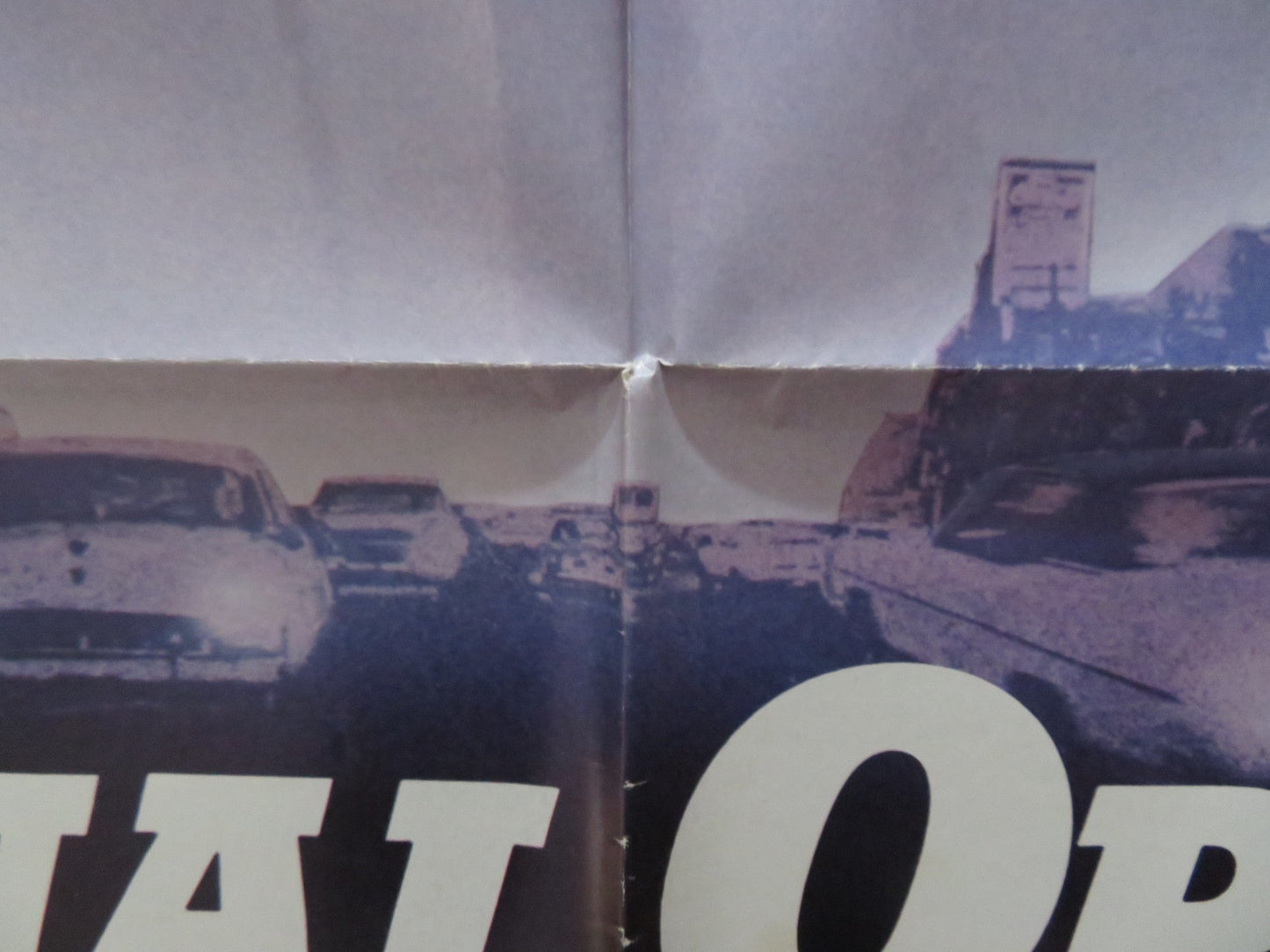 THE FINAL OPTION FOLDED US ONE SHEET POSTER LEWIS COLLINS JUDY DAVIS 1982 Rendezvous Cinema Movie posters
