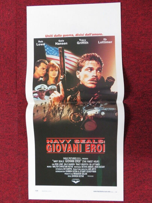 THE FINEST HOUR ITALIAN LOCANDINA (27.5"x13") POSTER ROB LOWE GALE HANSEN 1992 Movie posters