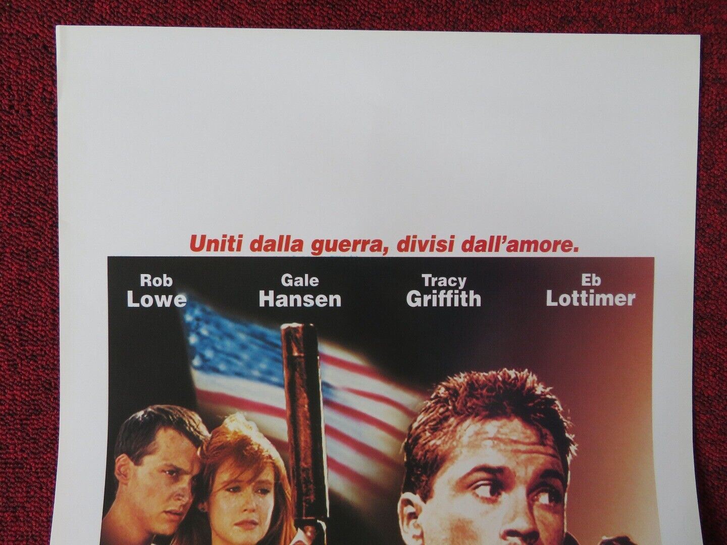 THE FINEST HOUR ITALIAN LOCANDINA (27.5"x13") POSTER ROB LOWE GALE HANSEN 1992 Movie posters
