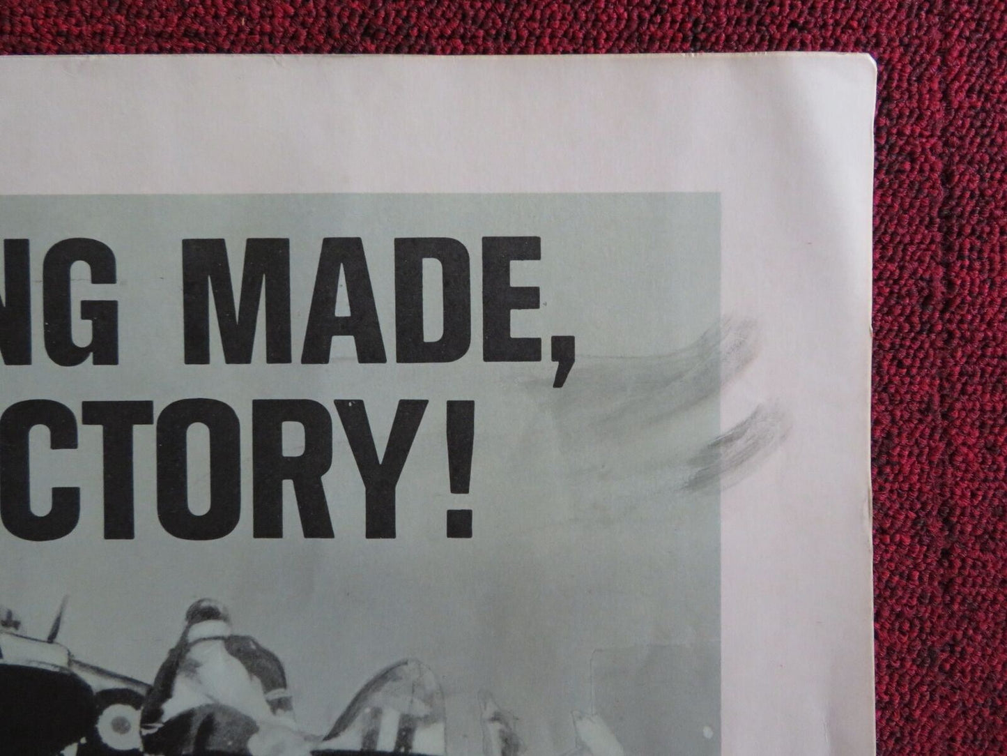 THE FINEST HOURS US HALF SHEET (22"x 28") POSTER ORSON WELLES P. WYMARK 1964 Rendezvous Cinema Movie posters