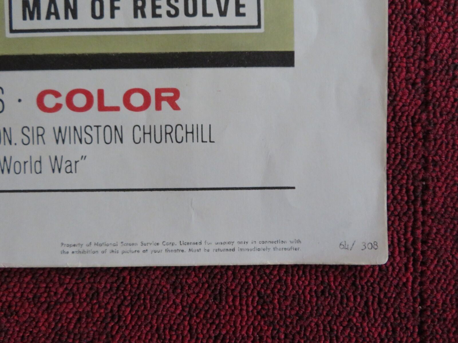 THE FINEST HOURS US HALF SHEET (22"x 28") POSTER ORSON WELLES P. WYMARK 1964 Rendezvous Cinema Movie posters