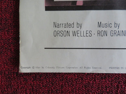 THE FINEST HOURS US HALF SHEET (22"x 28") POSTER ORSON WELLES P. WYMARK 1964 Rendezvous Cinema Movie posters