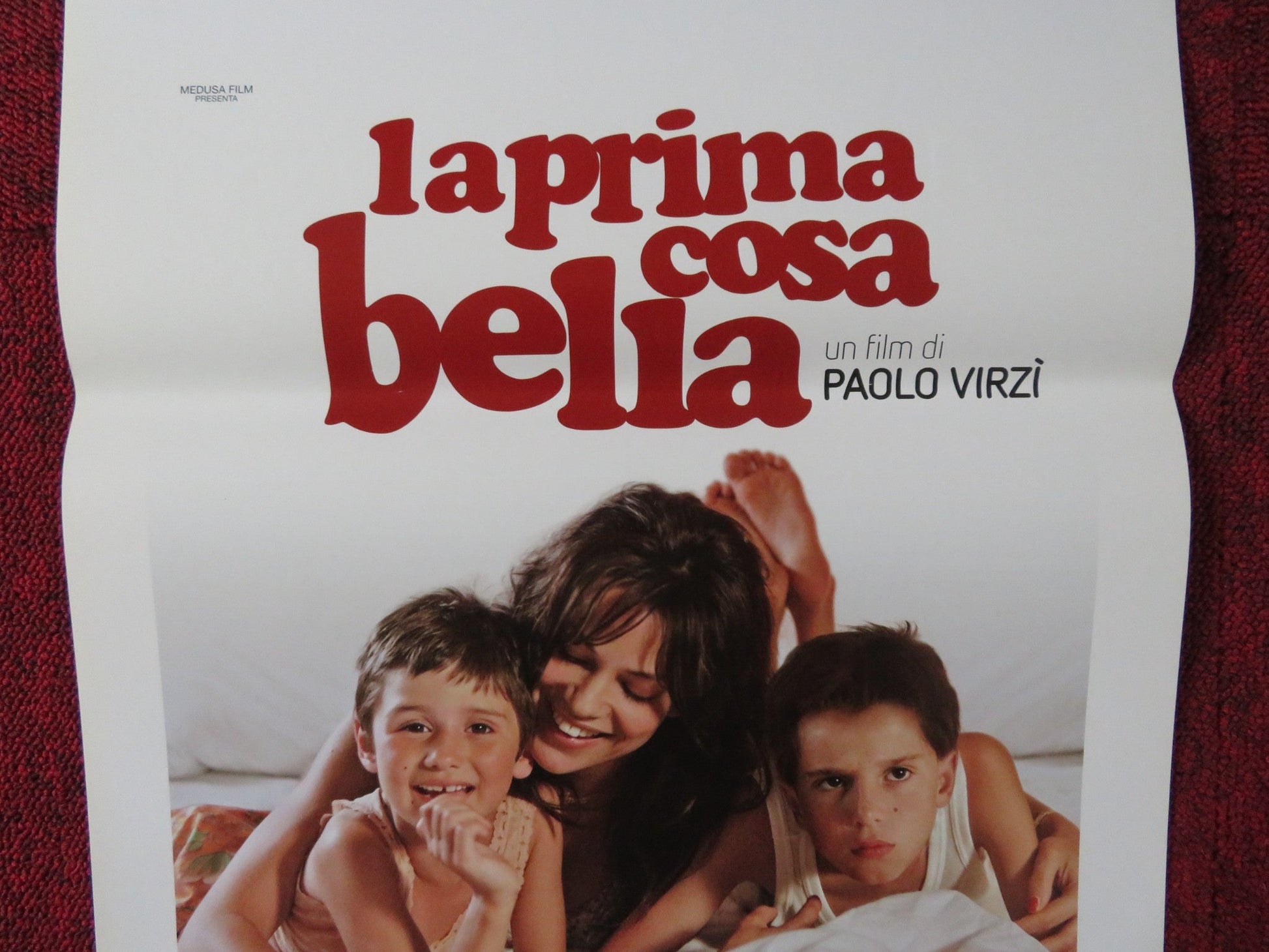 THE FIRST BEAUTIFUL THING ITALIAN LOCANDINA POSTER VALERIO MASTANDREA 2010 Rendezvous Cinema Movie posters