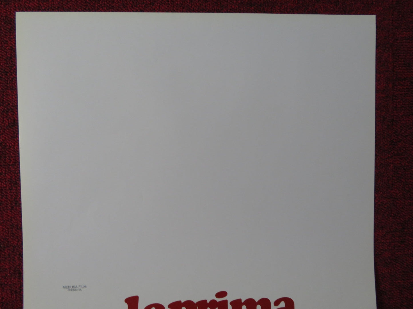 THE FIRST BEAUTIFUL THING ITALIAN LOCANDINA POSTER VALERIO MASTANDREA 2010 Rendezvous Cinema Movie posters