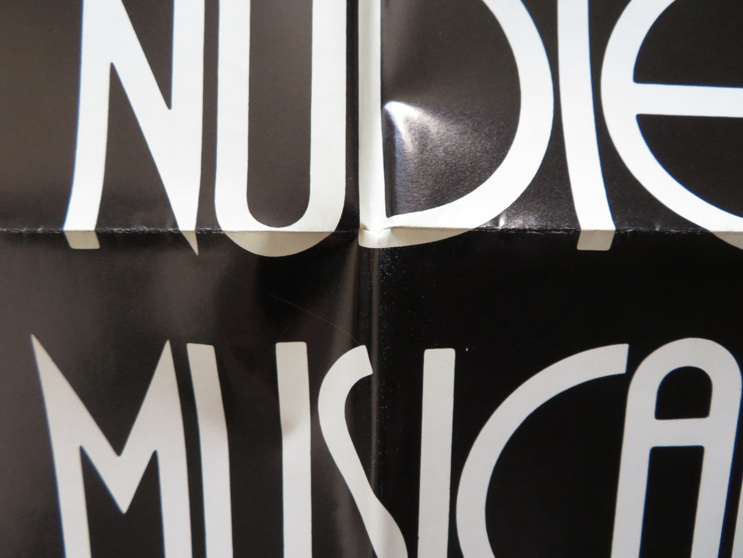 THE FIRST NUDIE MUSICAL FOLDED US ONE SHEET POSTER STEPHEN NATHAN 1975 Rendezvous Cinema Movie posters