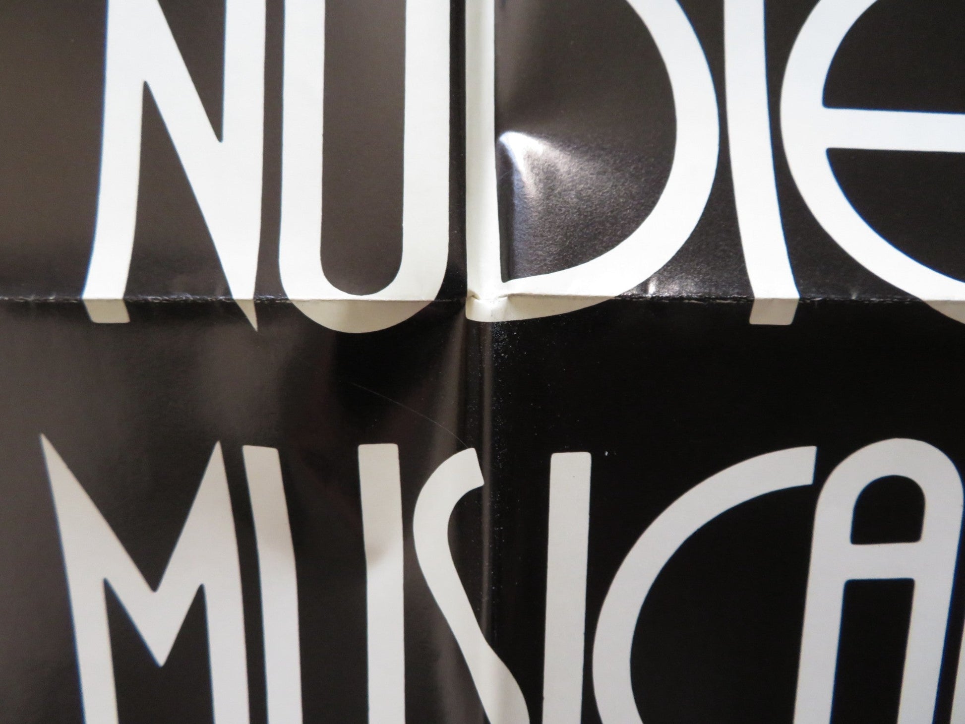 THE FIRST NUDIE MUSICAL FOLDED US ONE SHEET POSTER STEPHEN NATHAN 1975 Rendezvous Cinema Movie posters