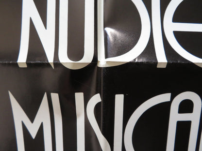 THE FIRST NUDIE MUSICAL FOLDED US ONE SHEET POSTER STEPHEN NATHAN 1975 Rendezvous Cinema Movie posters