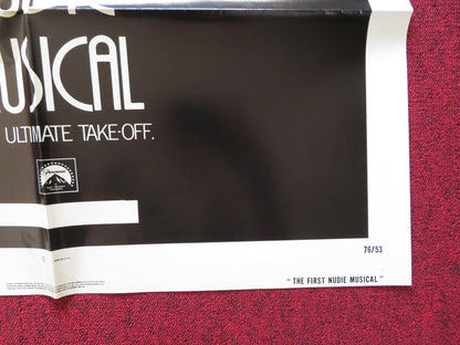 THE FIRST NUDIE MUSICAL FOLDED US ONE SHEET POSTER STEPHEN NATHAN 1975 Rendezvous Cinema Movie posters