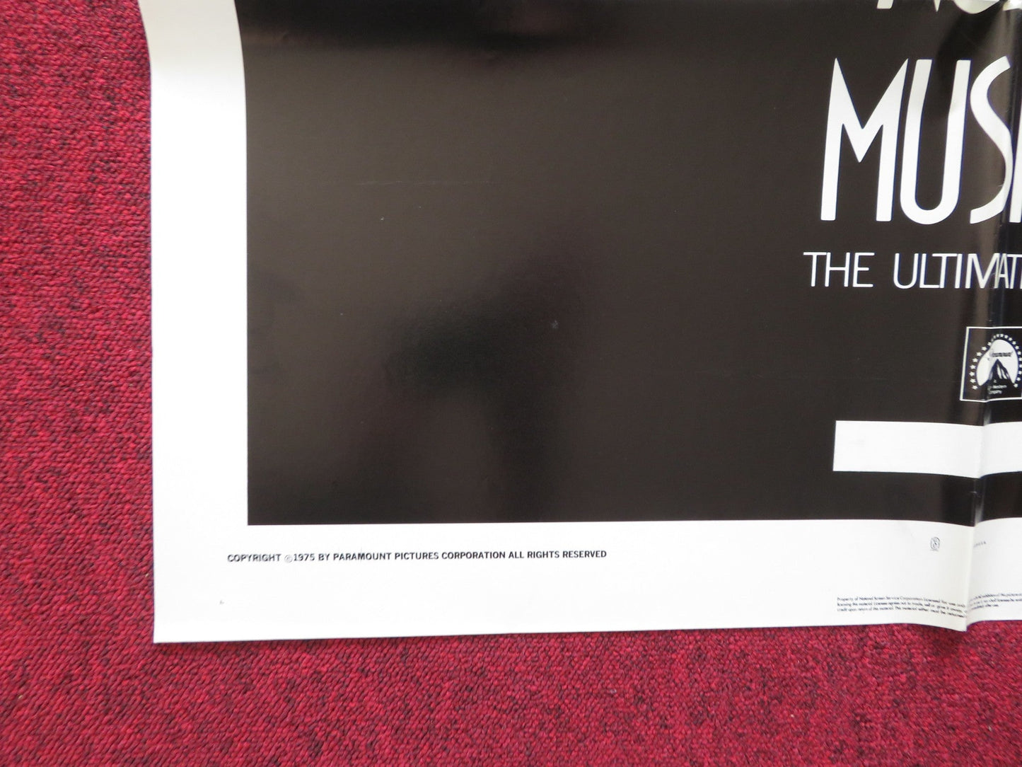 THE FIRST NUDIE MUSICAL FOLDED US ONE SHEET POSTER STEPHEN NATHAN 1975 Rendezvous Cinema Movie posters