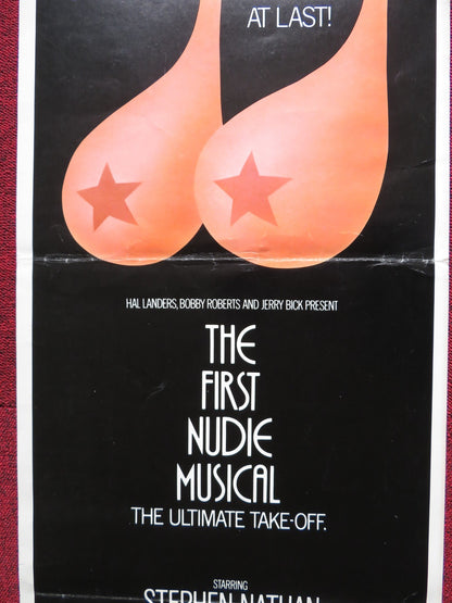 THE FIRST NUDIE MUSICAL - STYLE B US INSERT (14"x 36") POSTER S NATHAN 1976 Rendezvous Cinema Movie posters