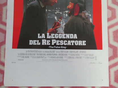 THE FISHER KING ITALIAN LOCANDINA (27.5"x13") POSTER JEFF BRIDGES WILLIAMS 1991 Movie posters