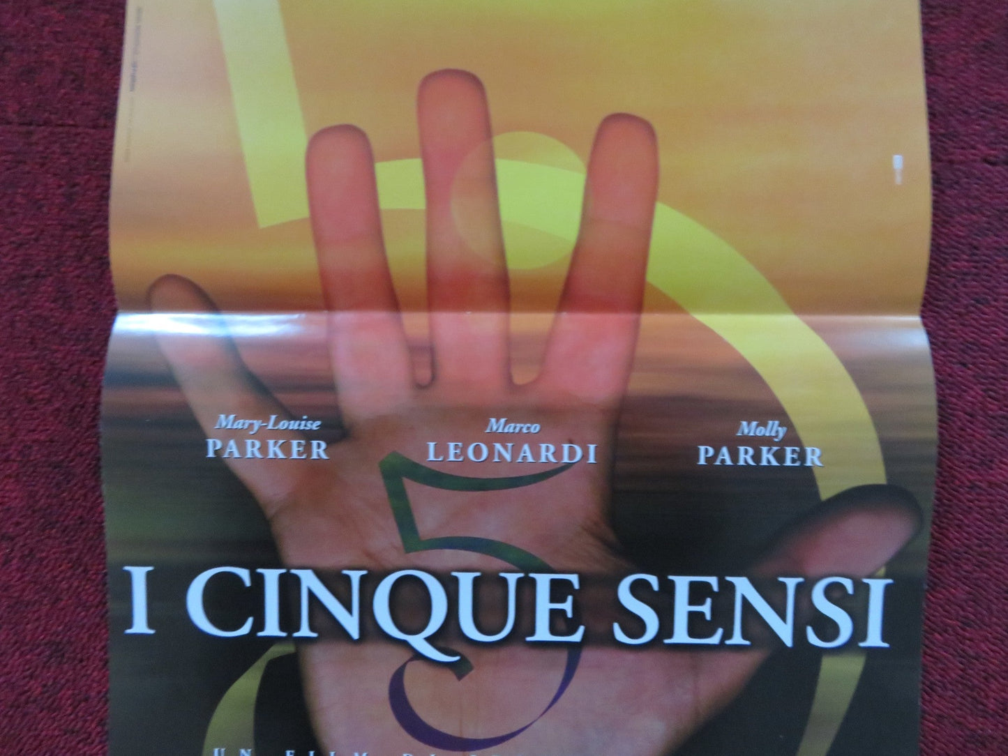 THE FIVE SENSES ITALIAN LOCANDINA POSTER MOLLY PARKER NADIA LITZ 1999 Rendezvous Cinema Movie posters