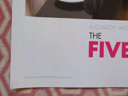 THE FIVE-YEAR ENGAGEMENT QUAD (30"x 40") ROLLED POSTER JASON SEGEL EMILY BLUNT - Rendezvous Cinema