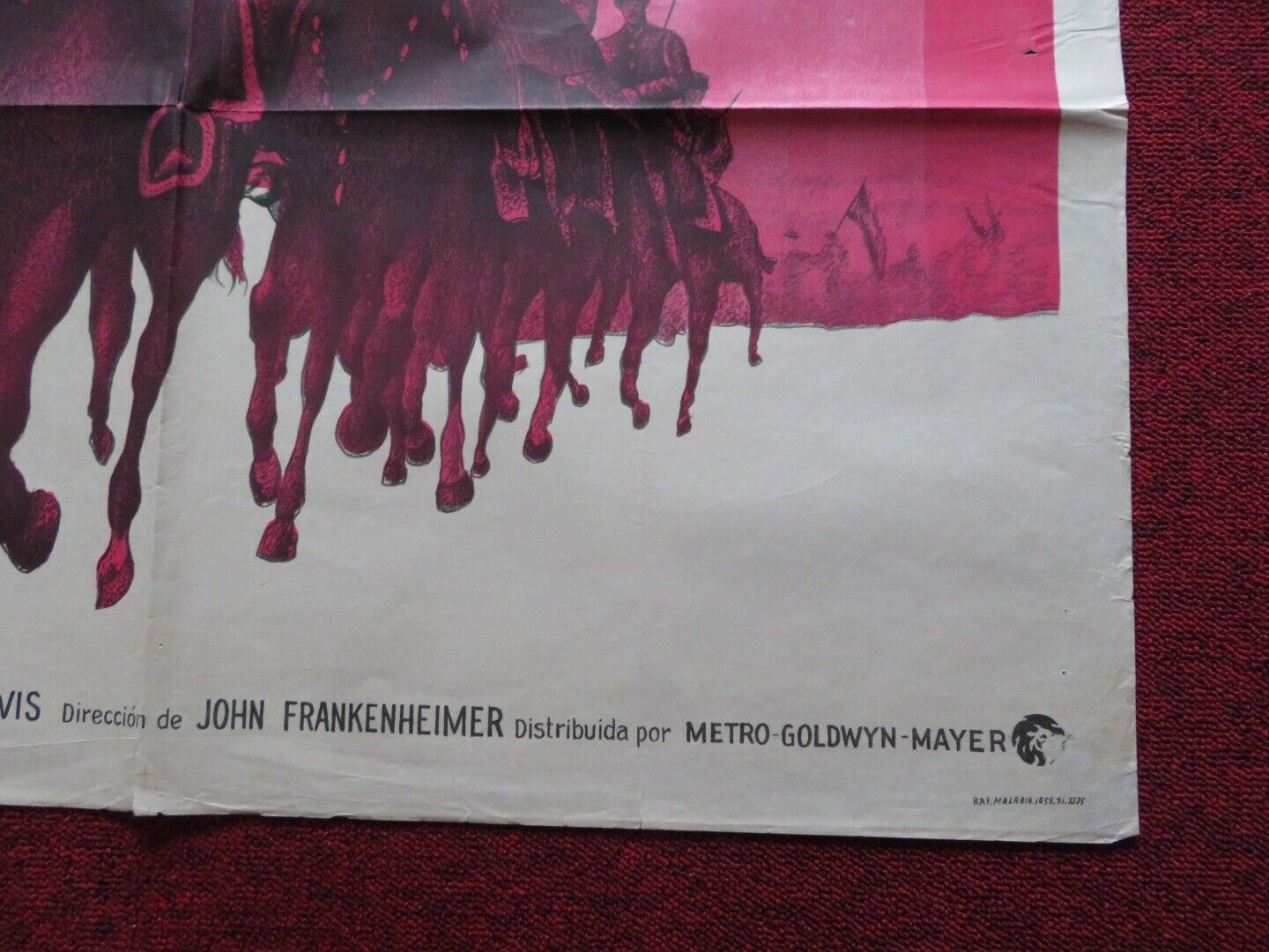 THE FIXER FOLDED ARGENTINA ONE SHEET POSTER ALAN BATES DIRK BOGARDE 1968 - Rendezvous Cinema