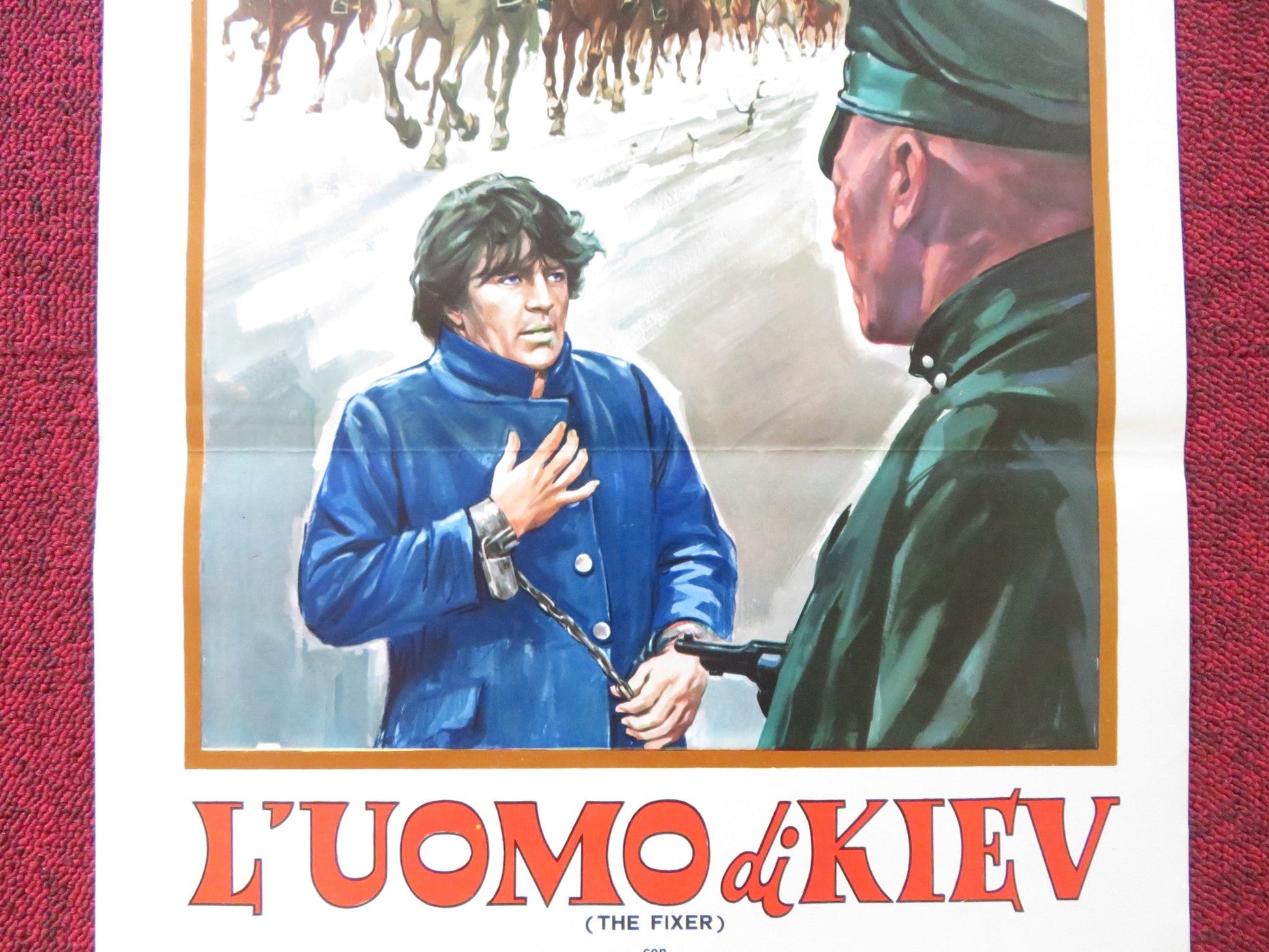 THE FIXER ITALIAN LOCANDINA POSTER ALAN BATES DIRK BOGARDE 1969 Rendezvous Cinema Movie posters