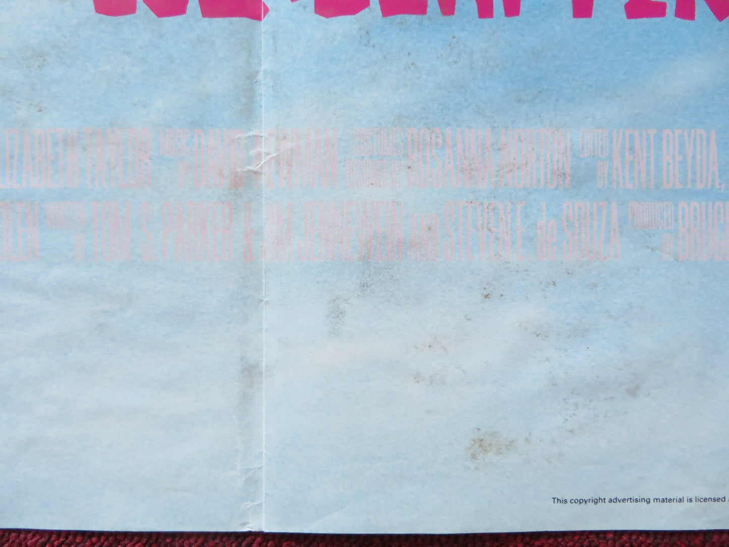 THE FLINTSTONES - A QUAD POSTER FOLDED JOHN GOODMAN RICK MORANIS 1994 Rendezvous Cinema Movie posters