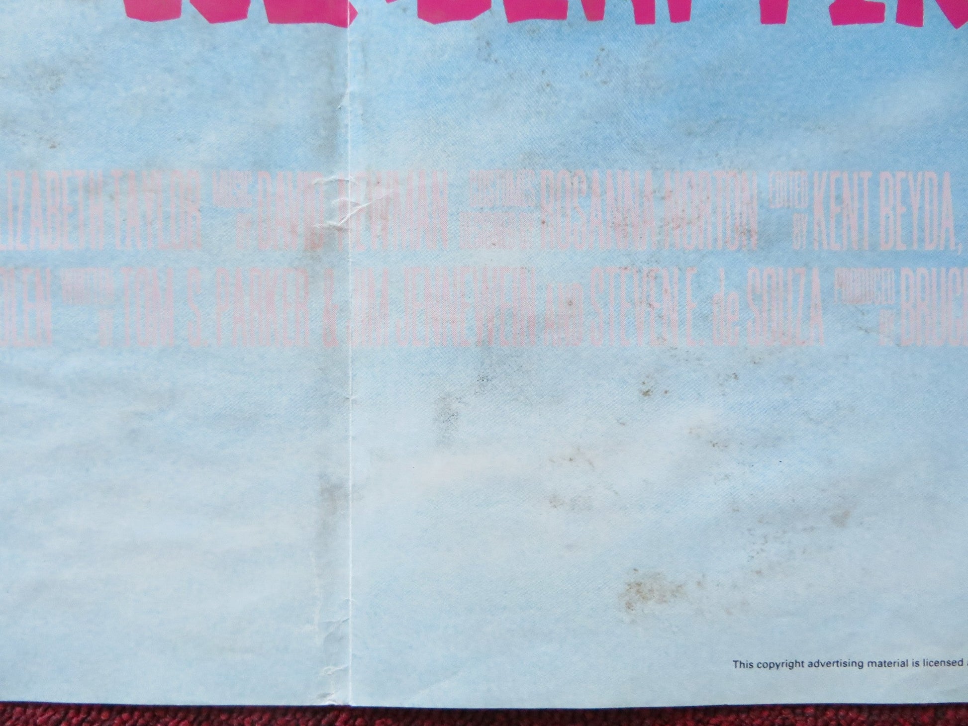 THE FLINTSTONES - A QUAD POSTER FOLDED JOHN GOODMAN RICK MORANIS 1994 Rendezvous Cinema Movie posters