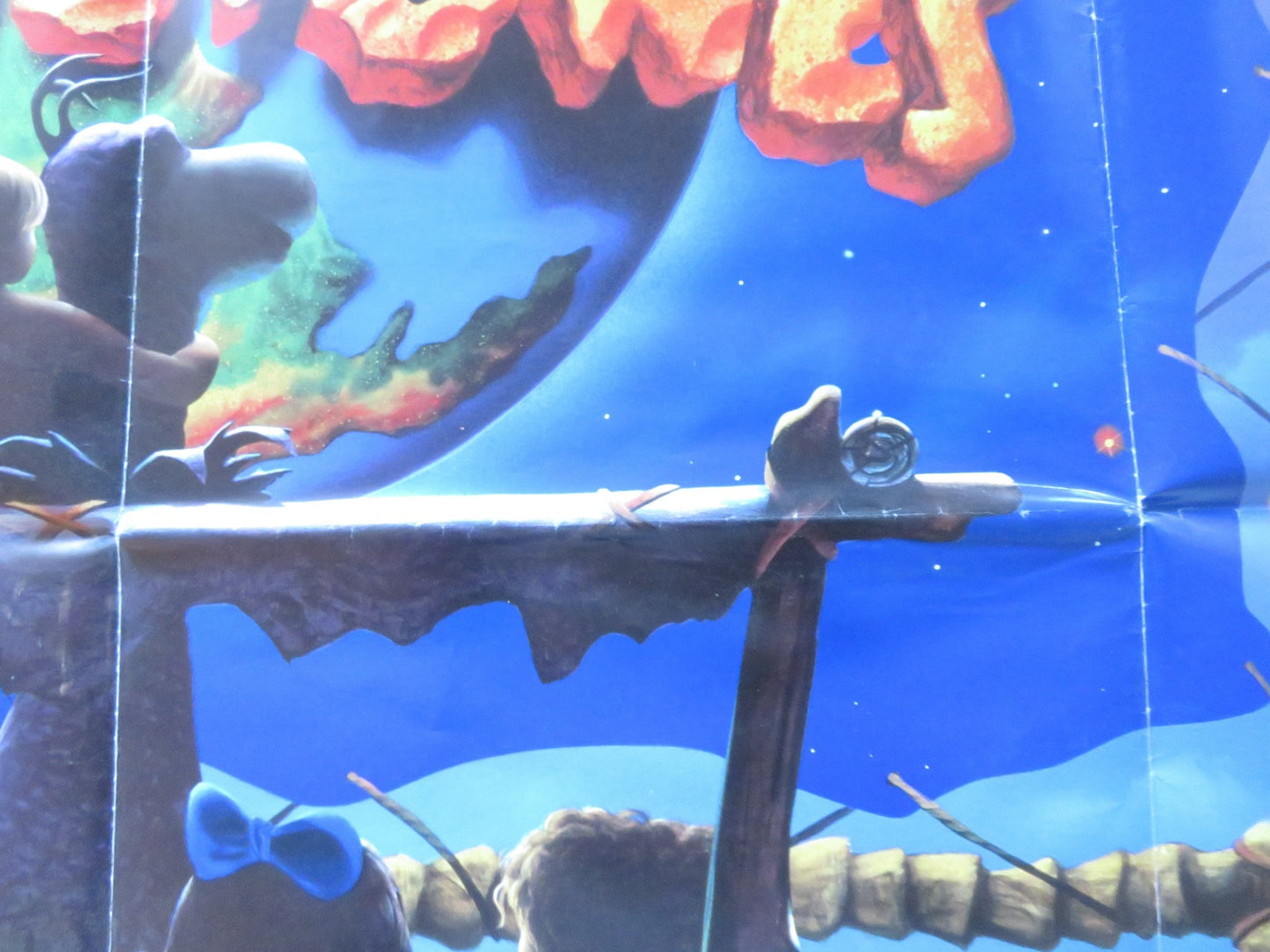 THE FLINTSTONES - B UK QUAD POSTER FOLDED JOHN GOODMAN RICK MORANIS 1994 Rendezvous Cinema Movie posters