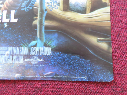 THE FLINTSTONES - B UK QUAD POSTER FOLDED JOHN GOODMAN RICK MORANIS 1994 Rendezvous Cinema Movie posters