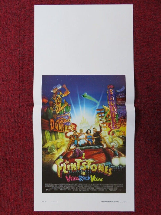 THE FLINTSTONES IN VIVA ROCK VEGAS ITALIAN LOCANDINA (27.5"x13") POSTER 2000 Movie posters