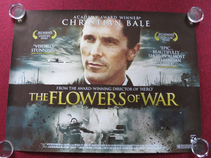 THE FLOWERS OF WAR UK QUAD ROLLED POSTER CHRISTIAN BALE NI NI 2011 Rendezvous Cinema Movie posters