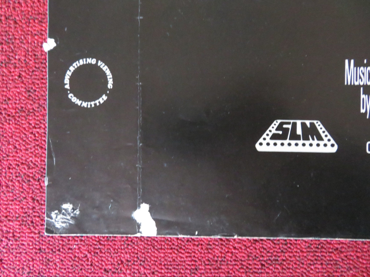 THE FLY UK QUAD POSTER FOLDED JEFF GOLDBLUM GEENA DAVIS DAVID CRONENBERG 1986 Rendezvous Cinema Movie posters