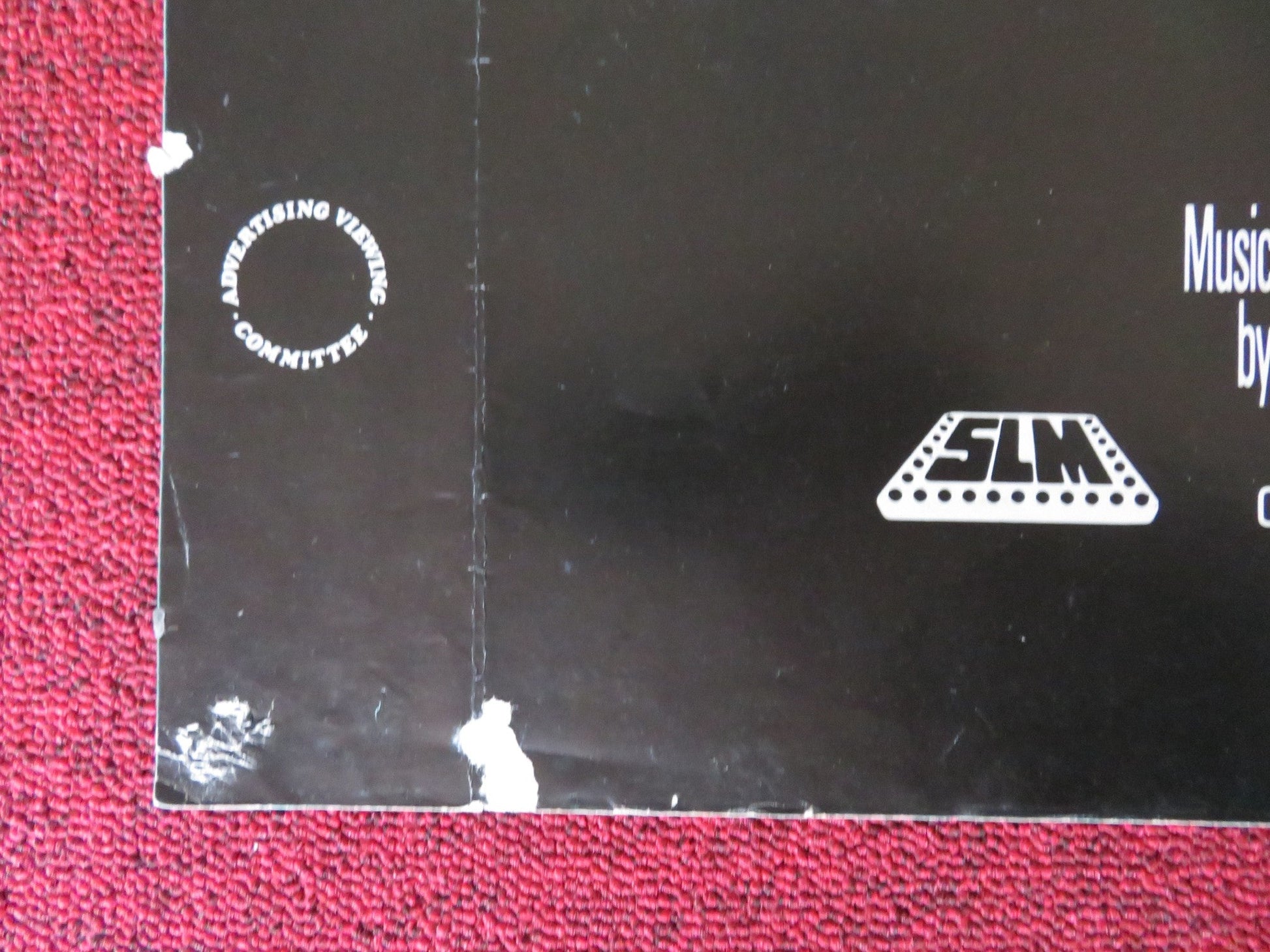 THE FLY UK QUAD POSTER FOLDED JEFF GOLDBLUM GEENA DAVIS DAVID CRONENBERG 1986 Rendezvous Cinema Movie posters