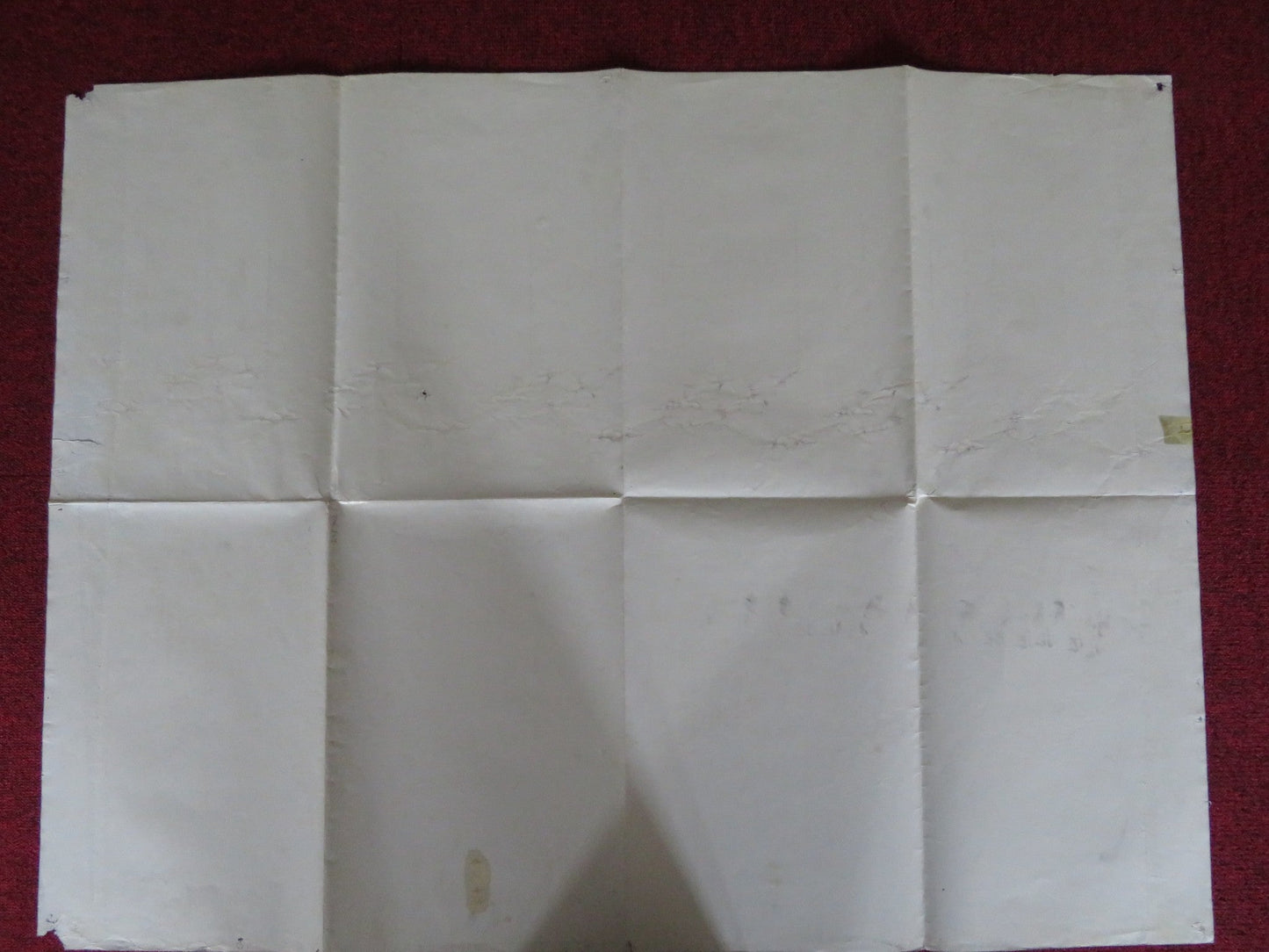 THE FLY UK QUAD POSTER FOLDED JEFF GOLDBLUM GEENA DAVIS DAVID CRONENBERG 1986 Rendezvous Cinema Movie posters